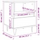Sonata H Нощно шкафче опушен дъб 40x35x50 см инженерно дърво