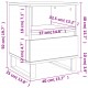 Sonata H Нощни шкафчета 2 бр бетонно сив 40x35x50 см инженерна дървесина