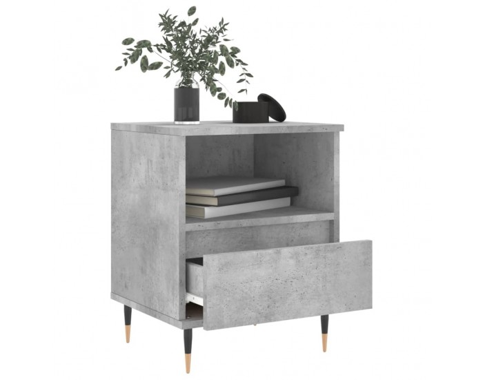 Sonata H Нощни шкафчета 2 бр бетонно сив 40x35x50 см инженерна дървесина