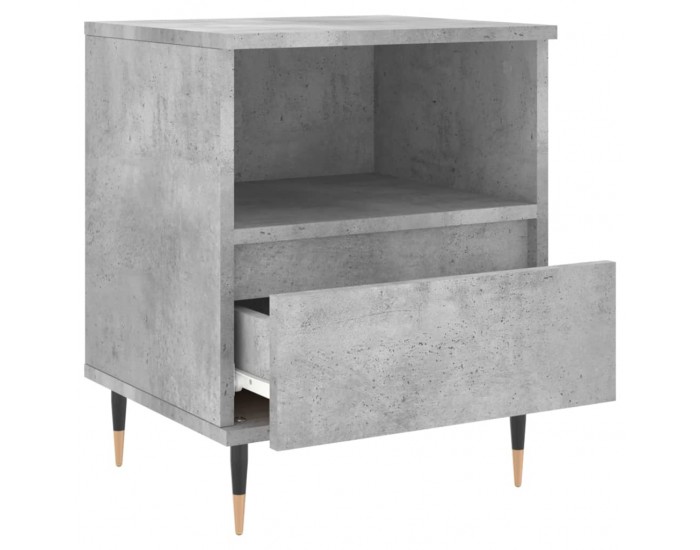 Sonata H Нощни шкафчета 2 бр бетонно сив 40x35x50 см инженерна дървесина