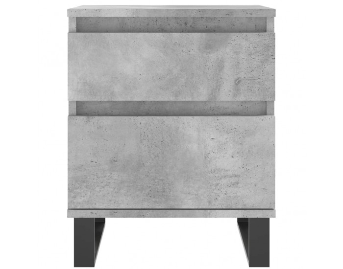 Sonata H Нощни шкафчета 2 бр бетонно сив 40x35x50 см инженерна дървесина