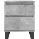 Sonata H Нощни шкафчета 2 бр бетонно сив 40x35x50 см инженерна дървесина