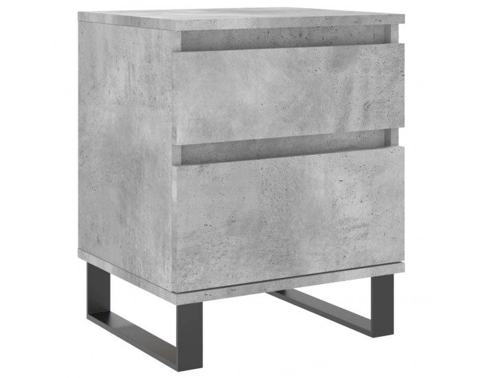Sonata H Нощни шкафчета 2 бр бетонно сив 40x35x50 см инженерна дървесина