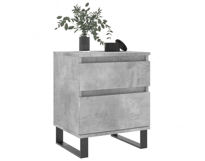 Sonata H Нощни шкафчета 2 бр бетонно сив 40x35x50 см инженерна дървесина