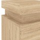 Sonata H Нощни шкафчета с LED осветление, 2 бр, сонома дъб, 35x39x55 см