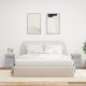 Sonata H Нощни шкафчета с LED осветление, 2 бр, бетонно сив, 35x39x55 см