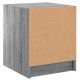 Sonata H Нощни шкафчета със стъклени врати 2 бр сив сонома 35x37x42 см