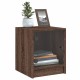 Sonata H Нощни шкафчета със стъклени врати 2 бр кафяв дъб 35x37x42 см