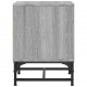 Sonata H Нощни шкафчета със стъклени врати 2 бр сив сонома 35x37x50 см