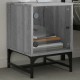 Sonata H Нощни шкафчета със стъклени врати 2 бр сив сонома 35x37x50 см