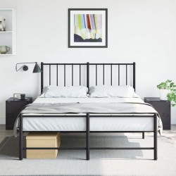 Sonata H Нощни шкафчета, 2 бр, черни, 34,5x39х44 см, стомана - Noptiere