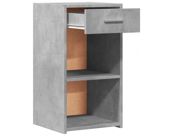 Sonata H Нощни шкафчета 2 бр бетонно сиво 35x34x65 см инженерно дърво