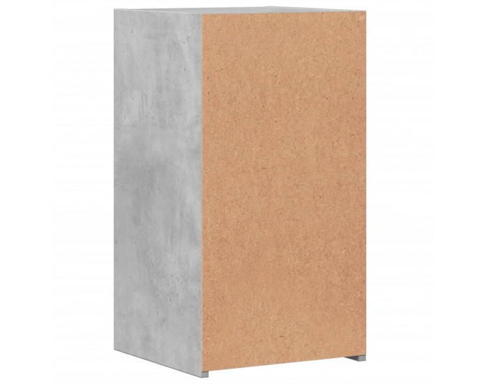 Sonata H Нощни шкафчета 2 бр бетонно сиво 35x34x65 см инженерно дърво