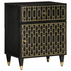 Sonata H Нощно шкафче 50x33x60 см мангово дърво масив - Noptiere