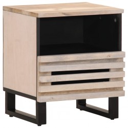 Sonata H Нощно шкафче, 40x34x46 см, избелено мангово дърво масив - Noptiere