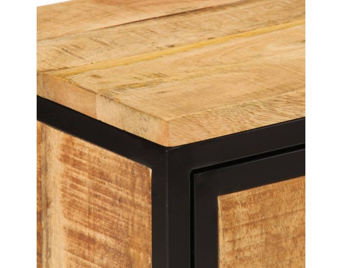 Sonata H Нощно шкафче 40x30x52,5 см грубо мангово дърво масив
