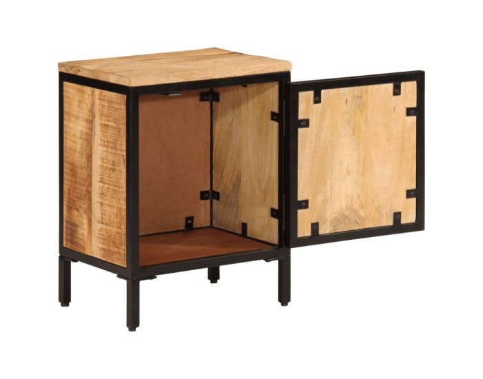 Sonata H Нощно шкафче 40x30x52,5 см грубо мангово дърво масив