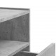 Sonata H Нощни шкафчета за стенен монтаж 2 бр бетонно сиви 45x30x35 см