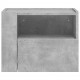 Sonata H Нощни шкафчета за стенен монтаж 2 бр бетонно сиви 45x30x35 см