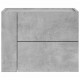 Sonata Noptiere de perete, 2 buc., gri beton, 45x30x35 cm