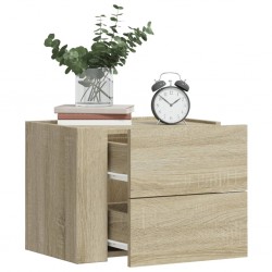 Sonata H Нощни шкафчета за стенен монтаж, 2 бр, сонома дъб, 45x30x35 см - Noptiere
