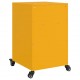 Sonata H Нощни шкафчета 2 бр горчица жълто 36x39x59 см стомана