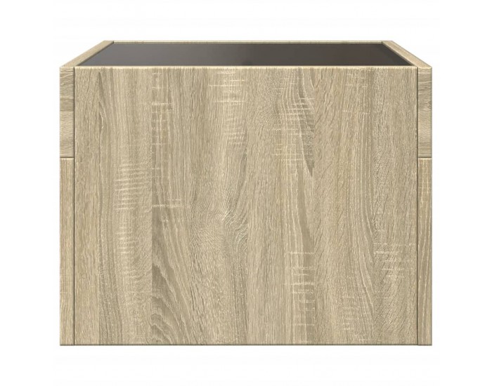 Sonata H Нощна масичка с Infinity LED сонома дъб 40x40x30 см