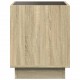 Sonata H Нощна масичка с Infinity LED, дъб сонома, 40x40x50 см