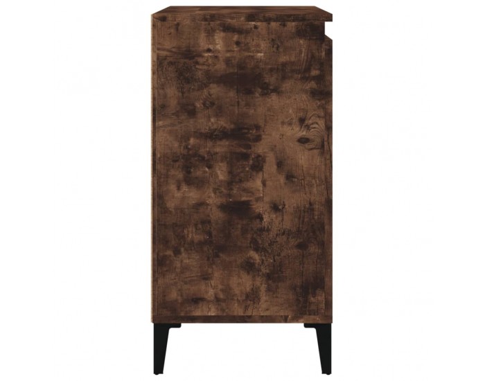 Sonata H Нощни шкафчета 2 бр опушен дъб 40x35x70 см инженерно дърво