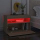 Sonata H Нощни шкафчета с LED осветление 2 бр сонома дъб 60x35x40 см