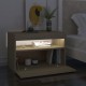 Sonata H Нощни шкафчета с LED осветление 2 бр сонома дъб 60x35x40 см