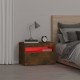 Sonata H Нощно шкафче с LED осветление, опушен дъб, 60x35x40 см