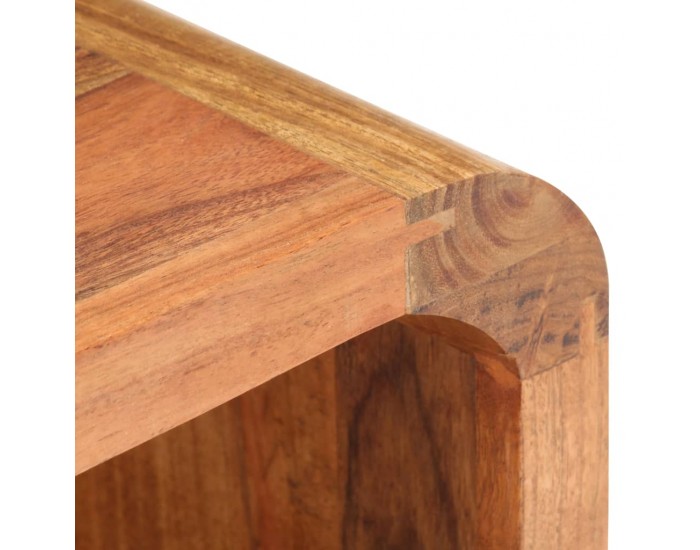 Sonata H Нощно шкафче 40x30x60 см масивно акациево дърво с покритие мед