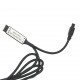 Sonata H Нощно шкафче с LED, бял гланц, 45x35x67 см, инженерно дърво
