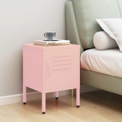 Sonata H Нощно шкафче, розово, 35х35х51 см, стомана - Noptiere