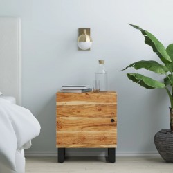 Sonata H Нощно шкафче 40x33x46 см масивна акация - Noptiere
