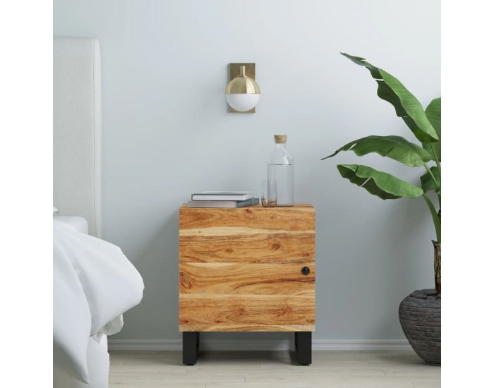 Sonata H Нощно шкафче 40x33x46 см масивна акация