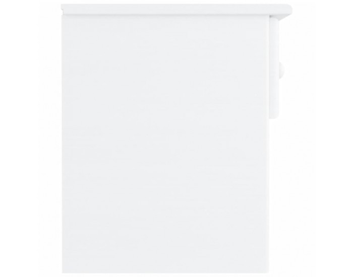 Sonata H Нощно шкафче бяло ALTA 41x35x41 см бор масив