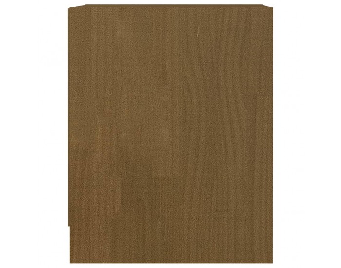 Sonata H Нощни шкафчета 2 бр меденокафяви 35,5x33,5x41,5 см бор масив
