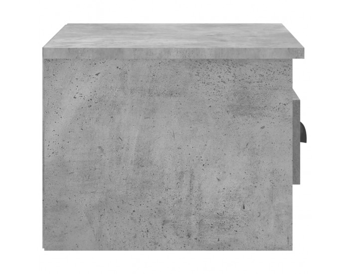 Sonata H Нощни шкафчета за стенен монтаж 2 бр бетонно сиви 41,5x36x28см
