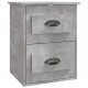Sonata H Нощни шкафчета за стенен монтаж 2 бр бетонно сиви 41,5x36x53 см
