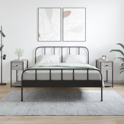 Sonata H Нощни шкафчета 2 бр сив сонома 30x60x60 см инженерно дърво - Noptiere