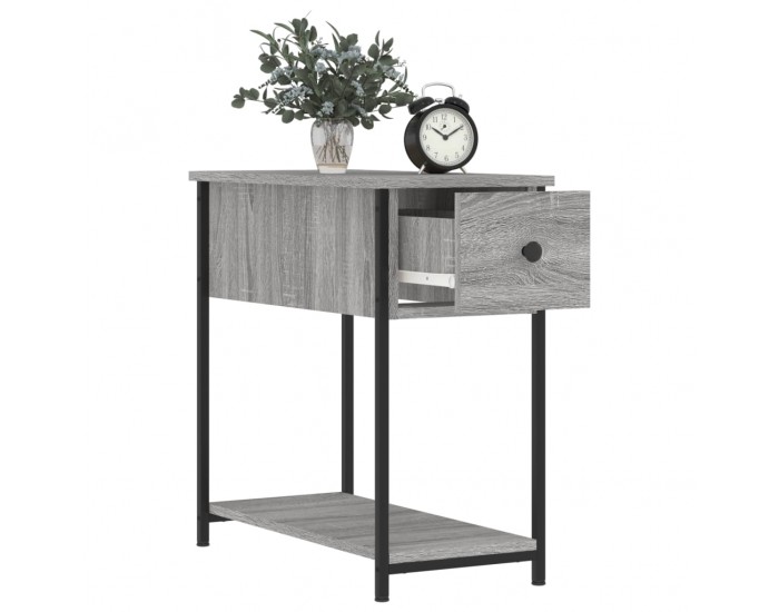 Sonata H Нощни шкафчета 2 бр сив сонома 30x60x60 см инженерно дърво