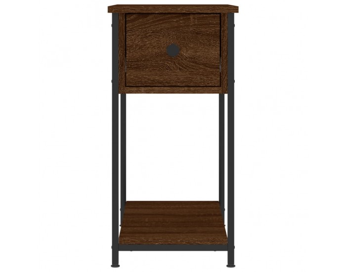 Sonata H Нощни шкафчета 2 бр кафяв дъб 30x60x60 см инженерно дърво