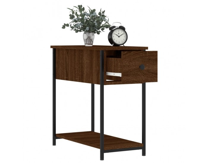 Sonata H Нощни шкафчета 2 бр кафяв дъб 30x60x60 см инженерно дърво