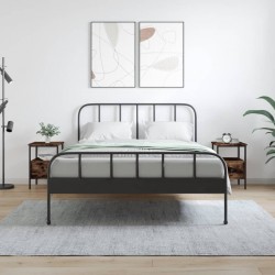 Sonata H Нощни шкафчета 2 бр опушен дъб 34x36x50 см инженерно дърво - Noptiere