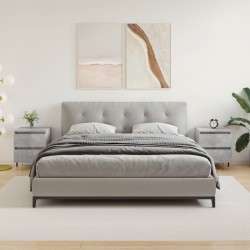 Sonata H Нощни шкафчета 2 бр бетонно сив 40x35x50 см инженерна дървесина - Noptiere