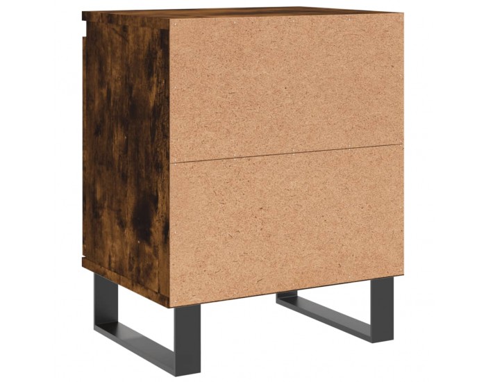 Sonata H Нощни шкафчета 2 бр опушен дъб 40x30x50 см инженерно дърво