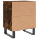 Sonata H Нощни шкафчета 2 бр опушен дъб 40x30x50 см инженерно дърво
