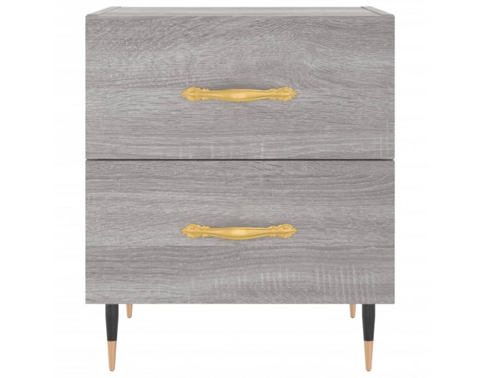 Sonata H Нощни шкафчета 2 бр сив сонома 40x35x47,5 см инженерно дърво